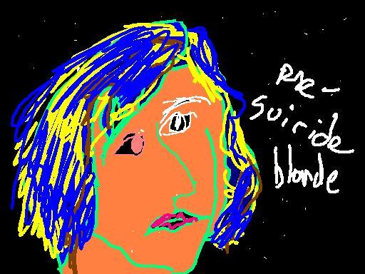 pre suicide blonde
